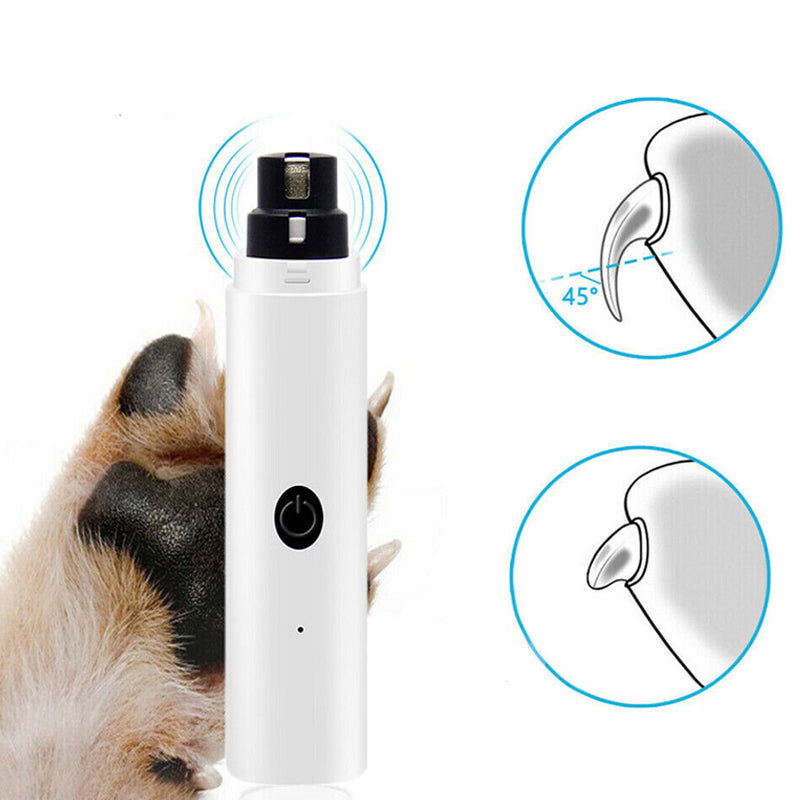 Automatic Electric Pet Nail Grinder with LED Guide Light - USB Rechargeable - SEKSI
