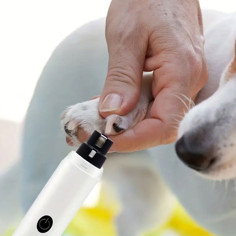 Automatic Electric Pet Nail Grinder with LED Guide Light - USB Rechargeable - SEKSI