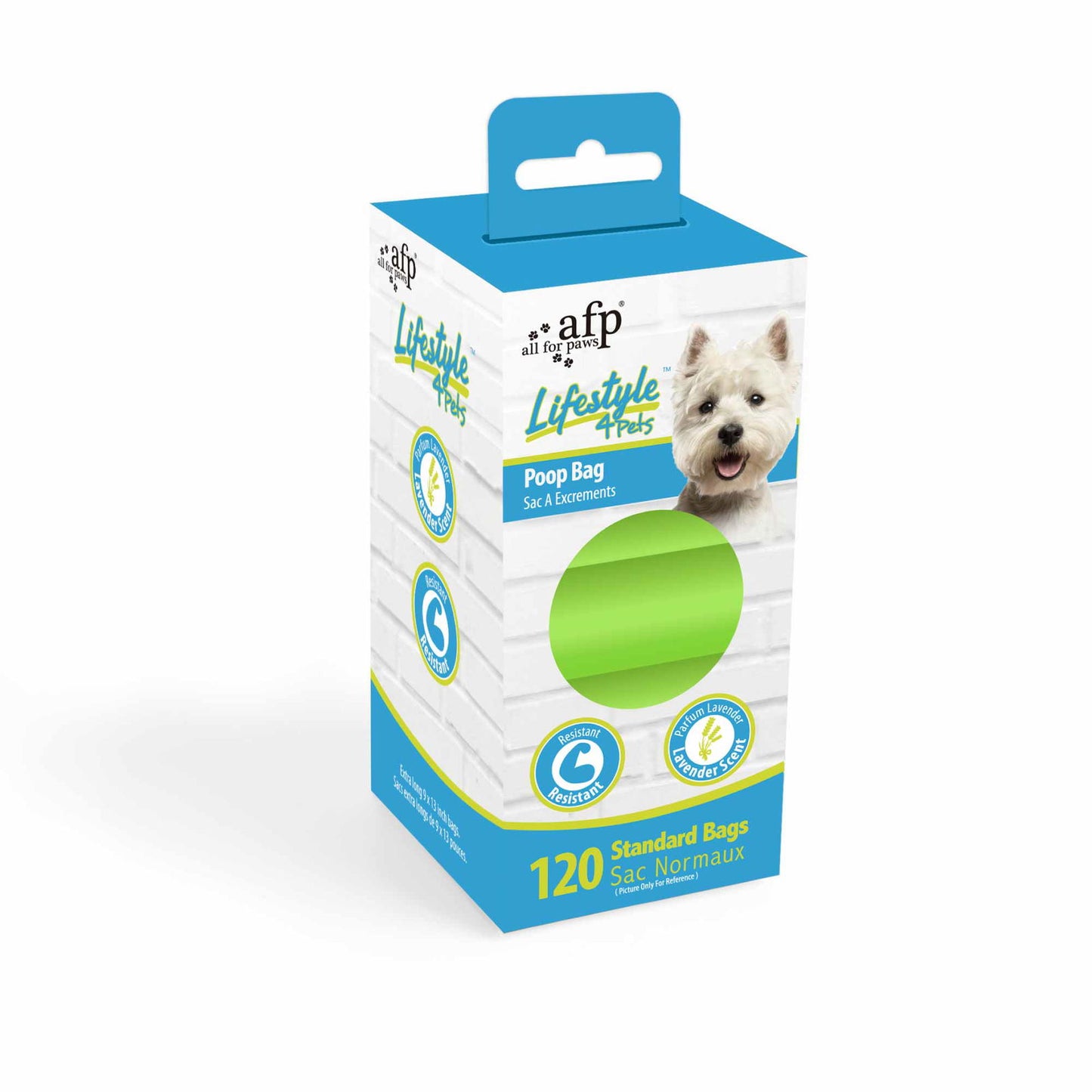 120 Dog Poop Bags 8x15 Rolls/Bags - Pet Waste Roll Lavender - SEKSI