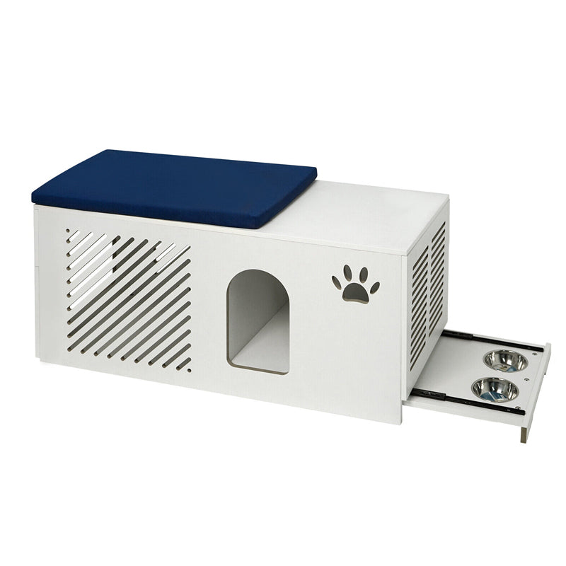 Cat Litterbox Enclosure Modern Designed Hidden Pet Litter Washroom - SEKSI