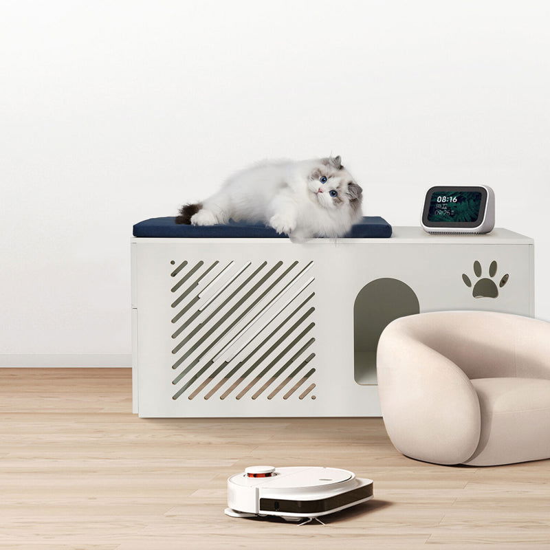 Cat Litterbox Enclosure Modern Designed Hidden Pet Litter Washroom - SEKSI