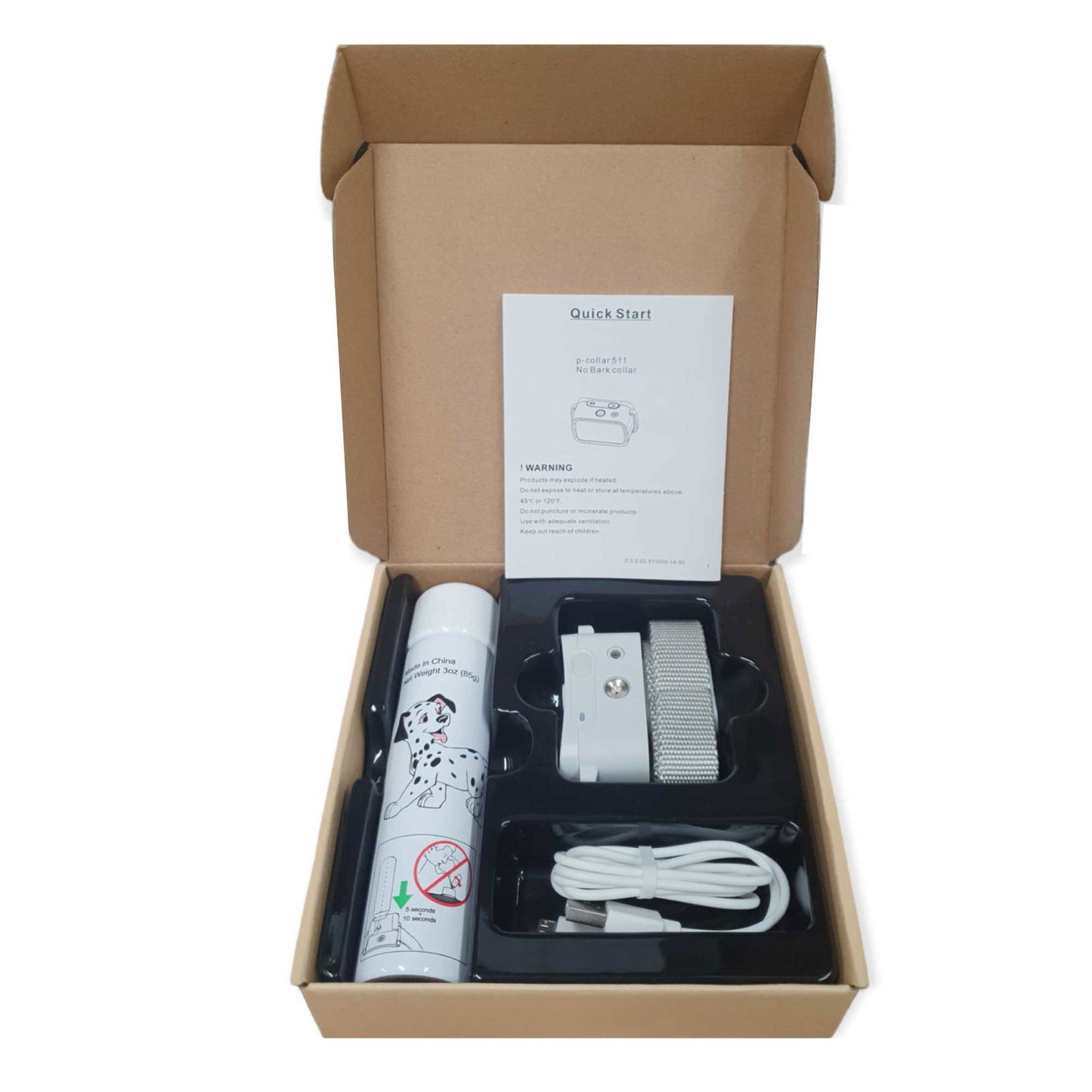 Dog Bark Collar - Automatic Citronella Rechargeable Mist Spray Training - SEKSI