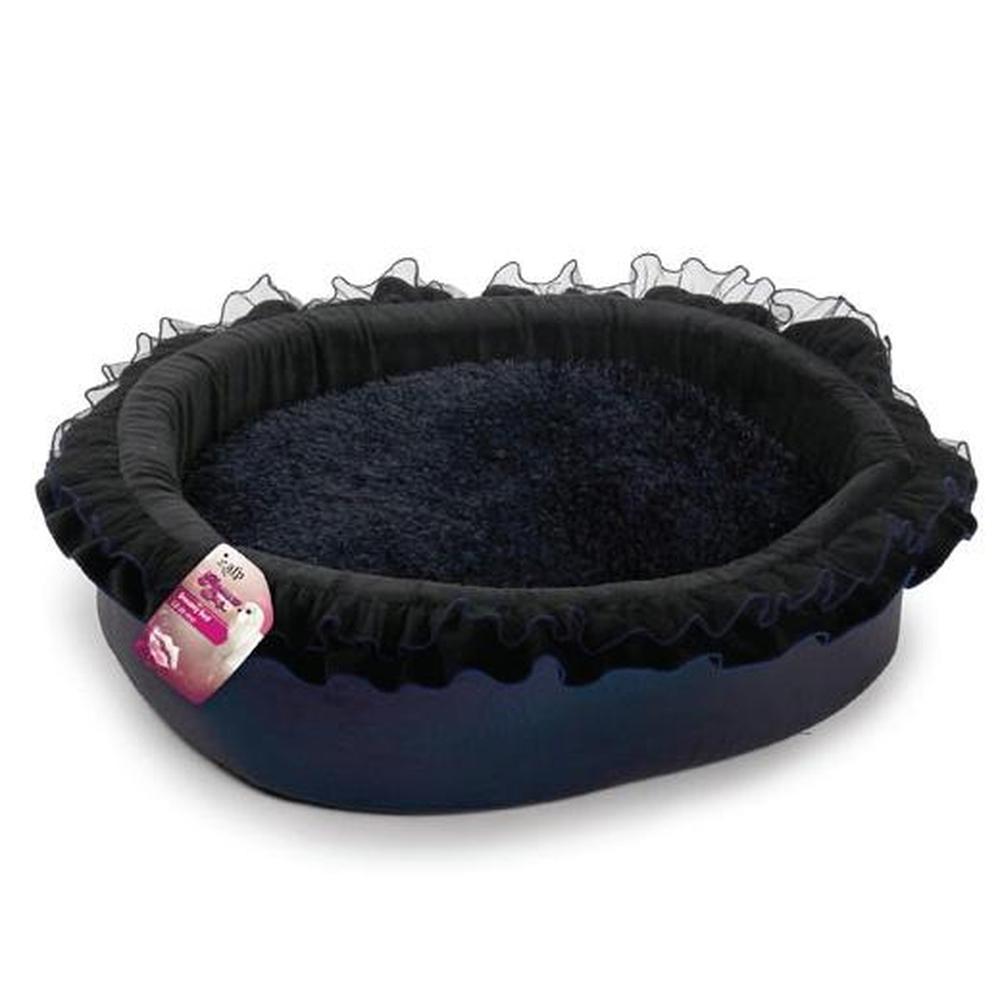 Dog Dreamy Bed - Soft Night Blue 43x30x16cm Glamour Cushion - SEKSI