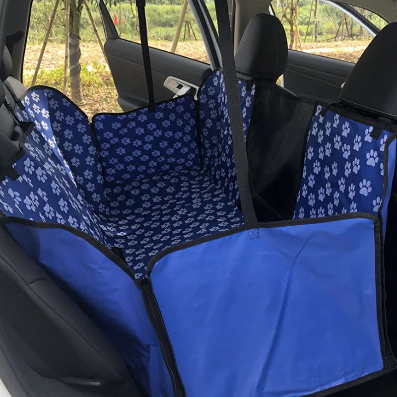 Dog Seat Cover with Perspective Mesh Window Waterproof Pet Hammock - SEKSI