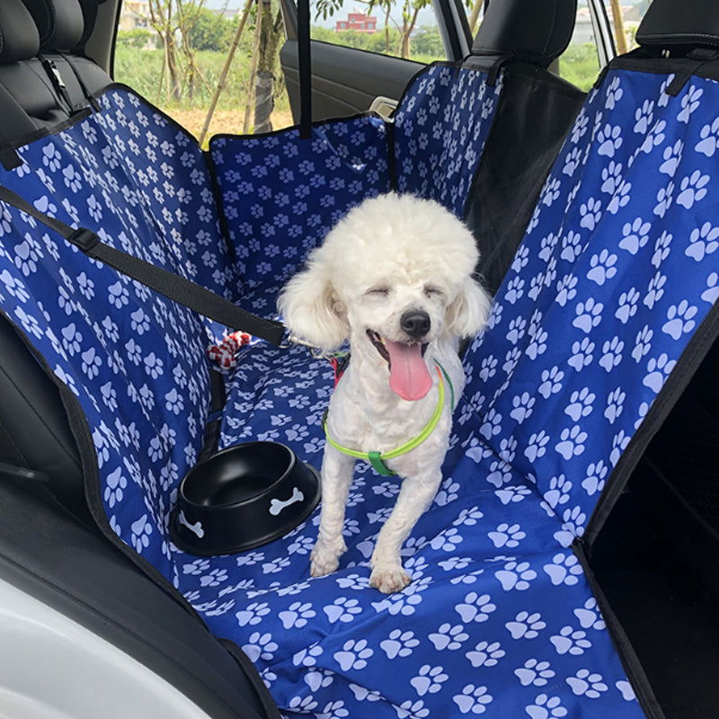 Dog Seat Cover with Perspective Mesh Window Waterproof Pet Hammock - SEKSI