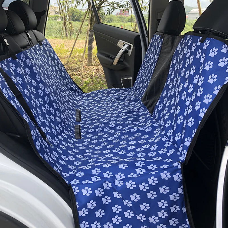 Dog Seat Cover with Perspective Mesh Window Waterproof Pet Hammock - SEKSI