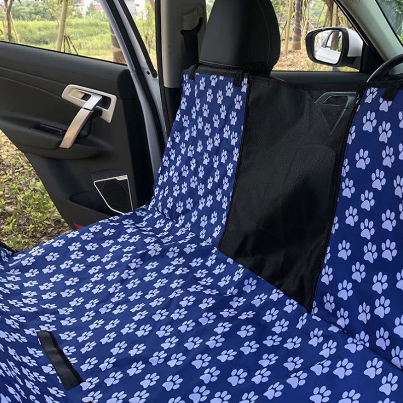 Dog Seat Cover with Perspective Mesh Window Waterproof Pet Hammock - SEKSI