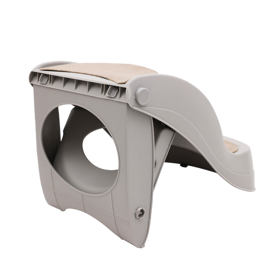 Furtastic 38cm Foldable Pet Stairs Ramp - Grey - SEKSI