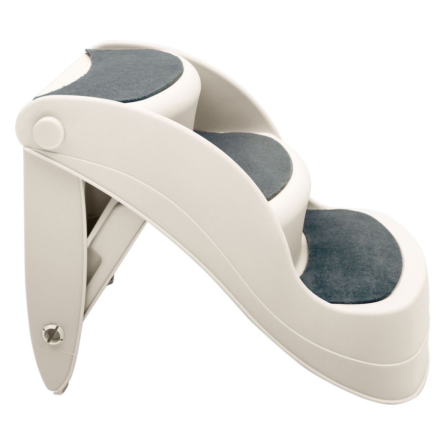 Furtastic 38cm Foldable Pet Stairs Ramp - White - SEKSI