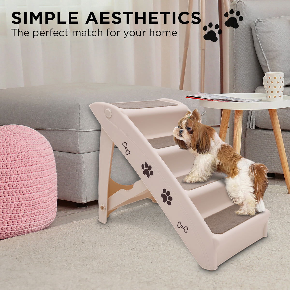 Furtastic 50cm Foldable Step Ladder Stairs - SEKSI
