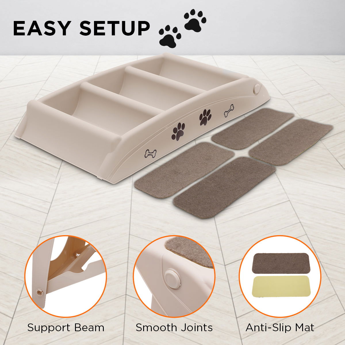 Furtastic 50cm Foldable Step Ladder Stairs - SEKSI