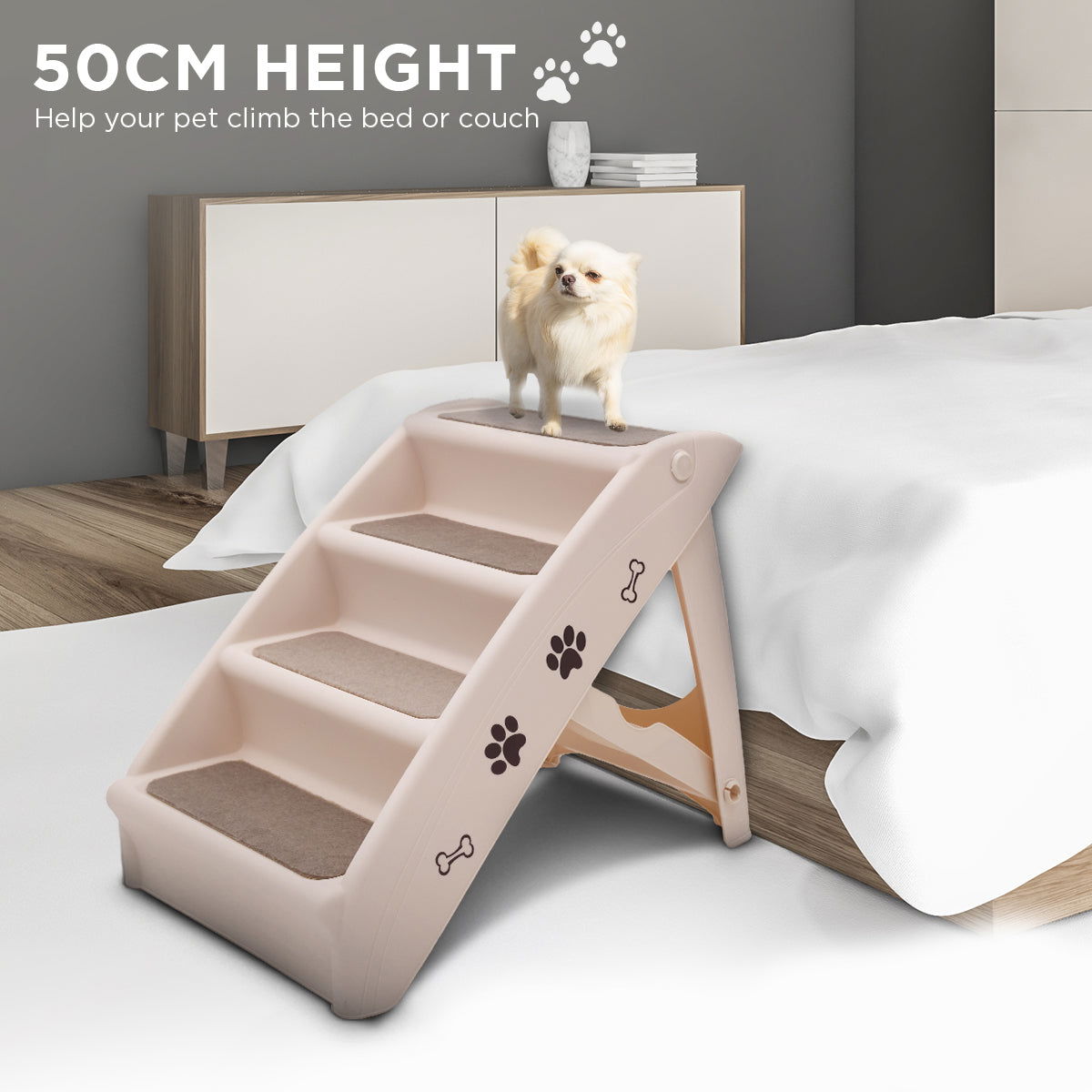 Furtastic 50cm Foldable Step Ladder Stairs - SEKSI