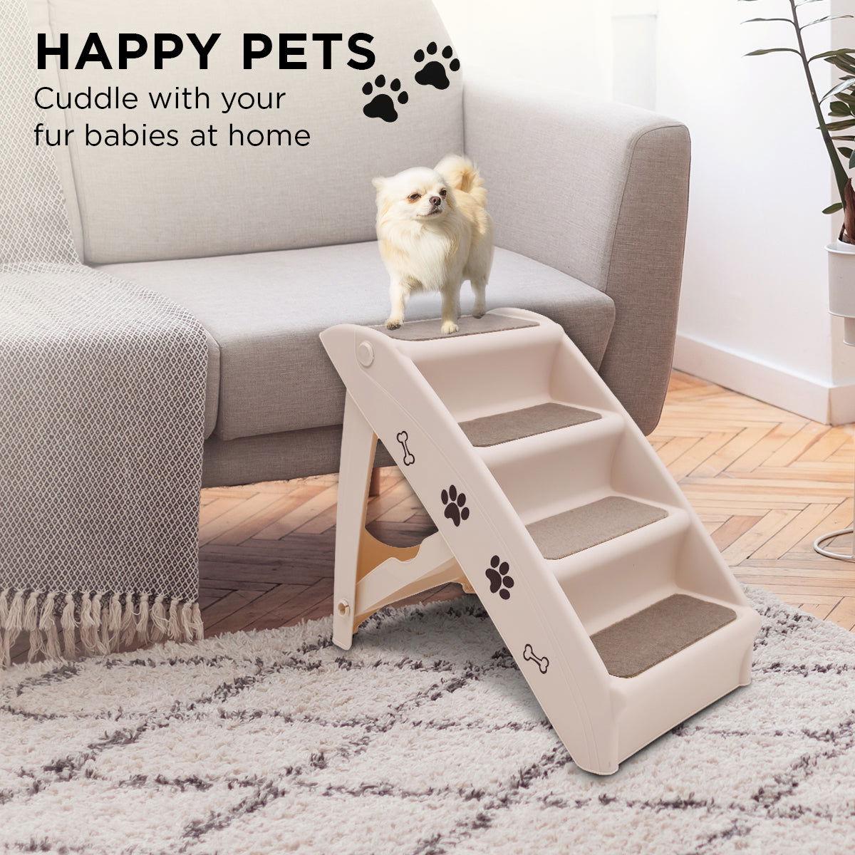 Furtastic 50cm Foldable Step Ladder Stairs - SEKSI