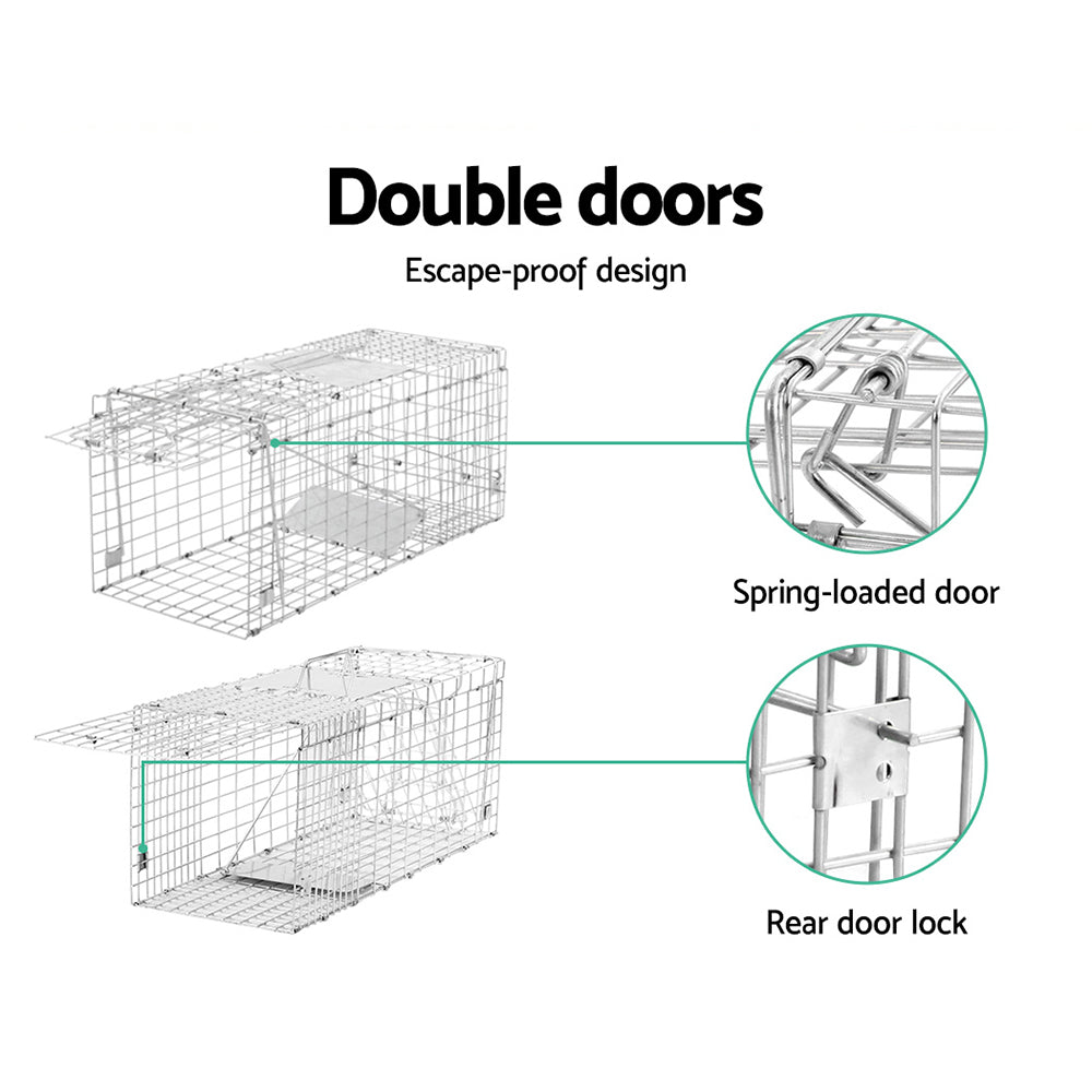 Gardeon 2x Animal Trap Cage Possum 66x23cm - SEKSI