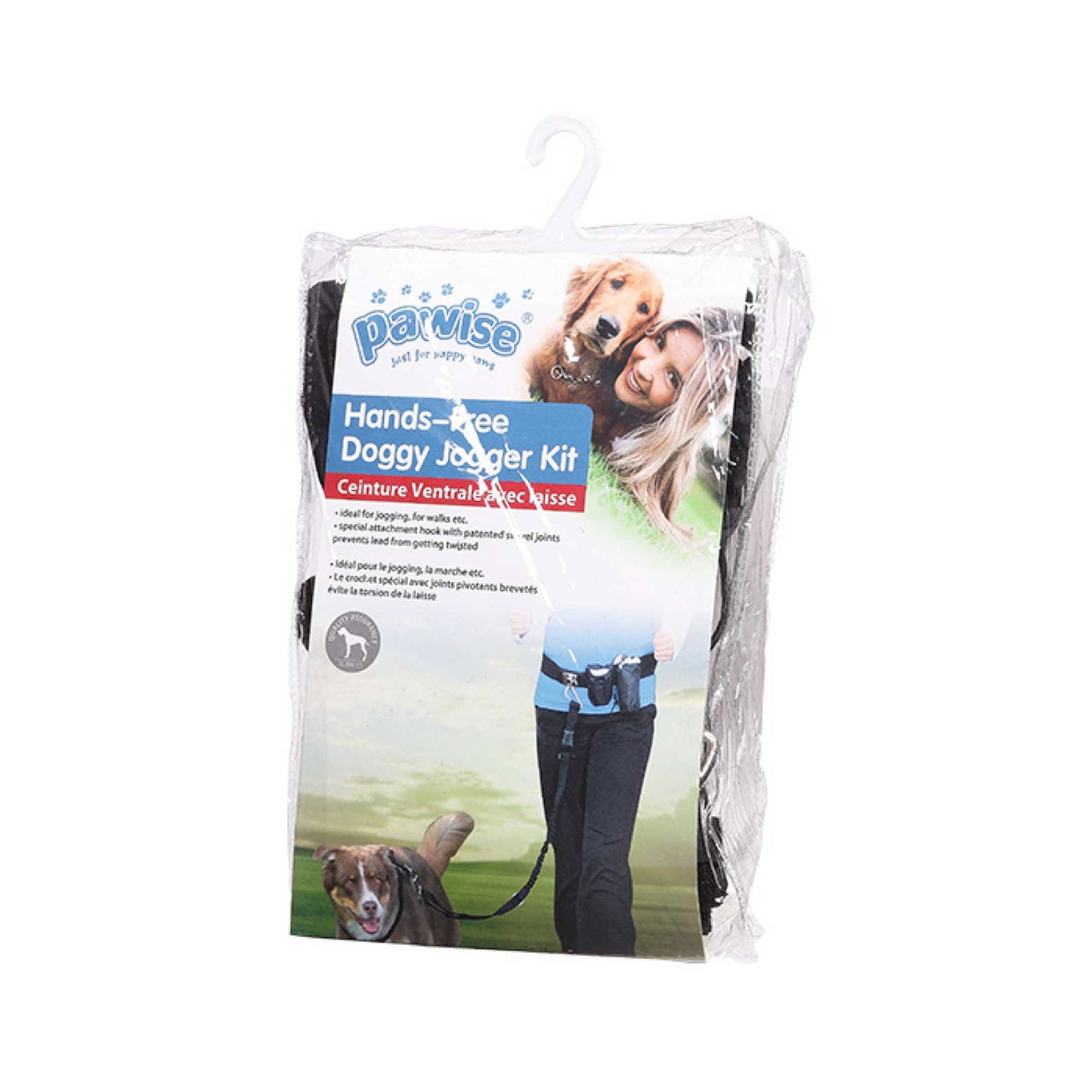 Hands Free Dog Bungee Leash - Doggy Jogger Lead Belt with Storage - SEKSI