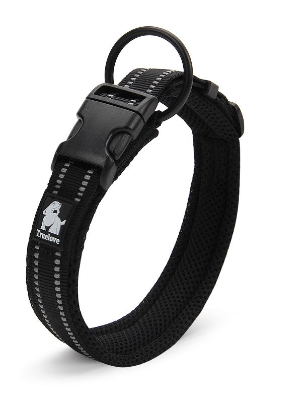 Heavy Duty Reflective Collar Black L - SEKSI