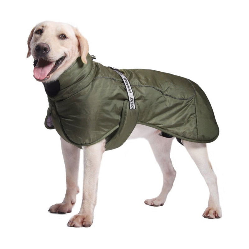 Hooded Pet Winter Jacket Thick and Comfortable Padded Dog Clothes - SEKSI