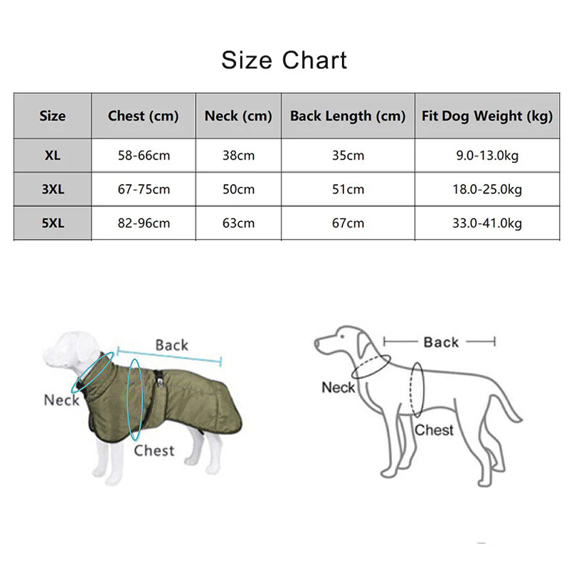 Hooded Pet Winter Jacket Thick and Comfortable Padded Dog Clothes - SEKSI