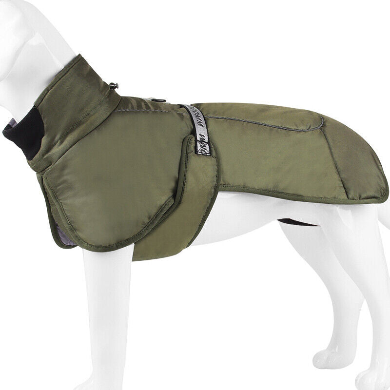 Hooded Pet Winter Jacket Thick and Comfortable Padded Dog Clothes - SEKSI