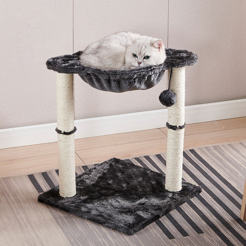 PETSWOL Cat Tower With Hammock And Scratching Posts - SEKSI