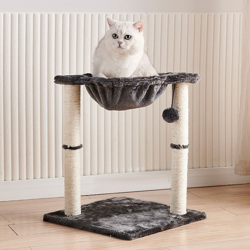 PETSWOL Cat Tower With Hammock And Scratching Posts - SEKSI