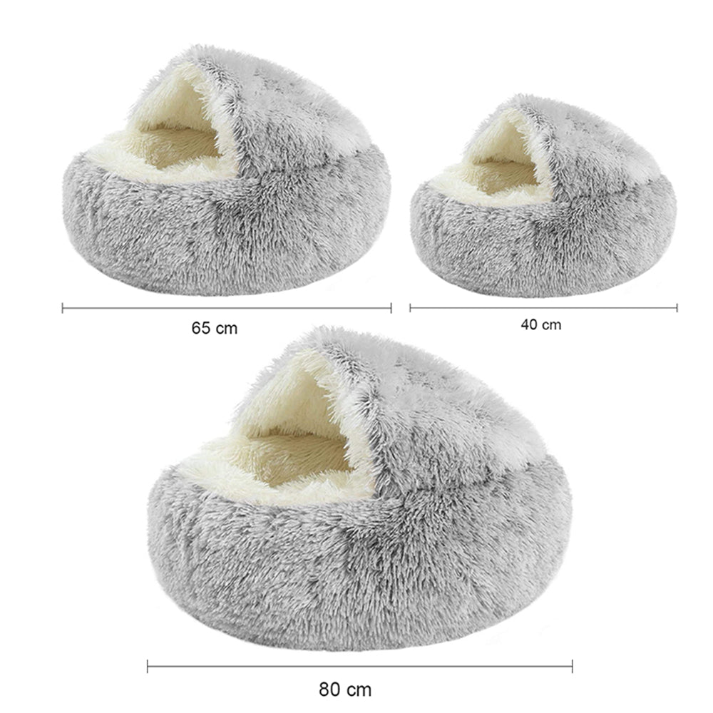 PETSWOL Cozy Burrowing Cave Pet Bed for Dogs and Cats - SEKSI