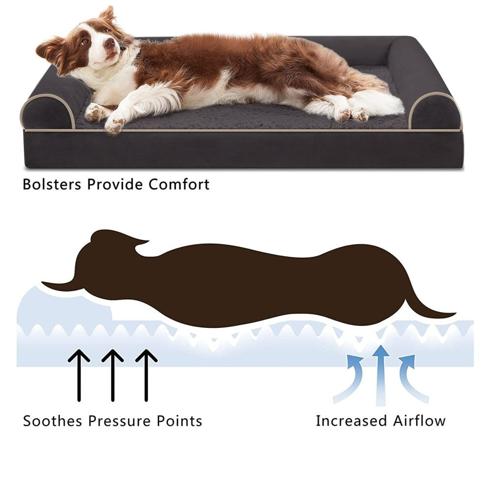PETSWOL Curved Design Four Seasons Pet Sofa Bed - SEKSI