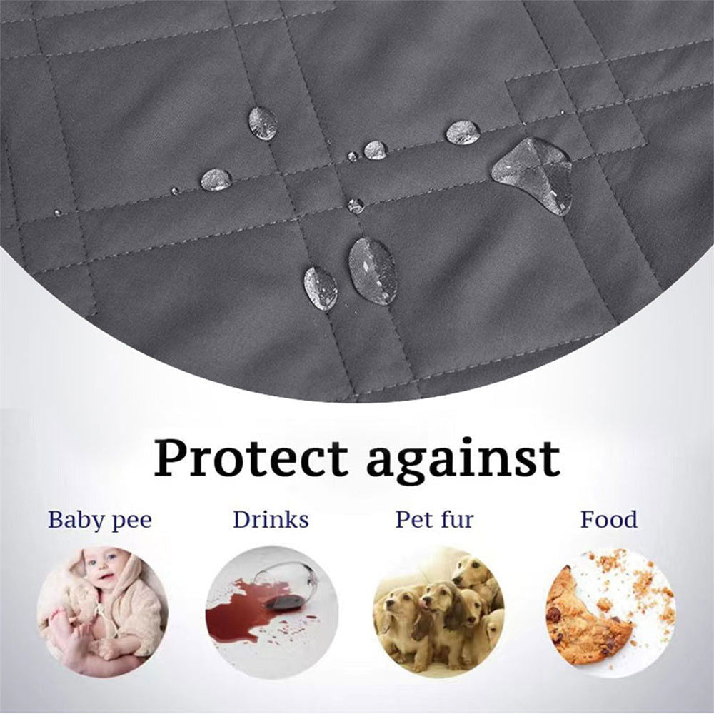 PETSWOL Waterproof Dog Bed Cover and Pet Blanket for Furniture, Bed, Couch, and Sofa-Gery - SEKSI
