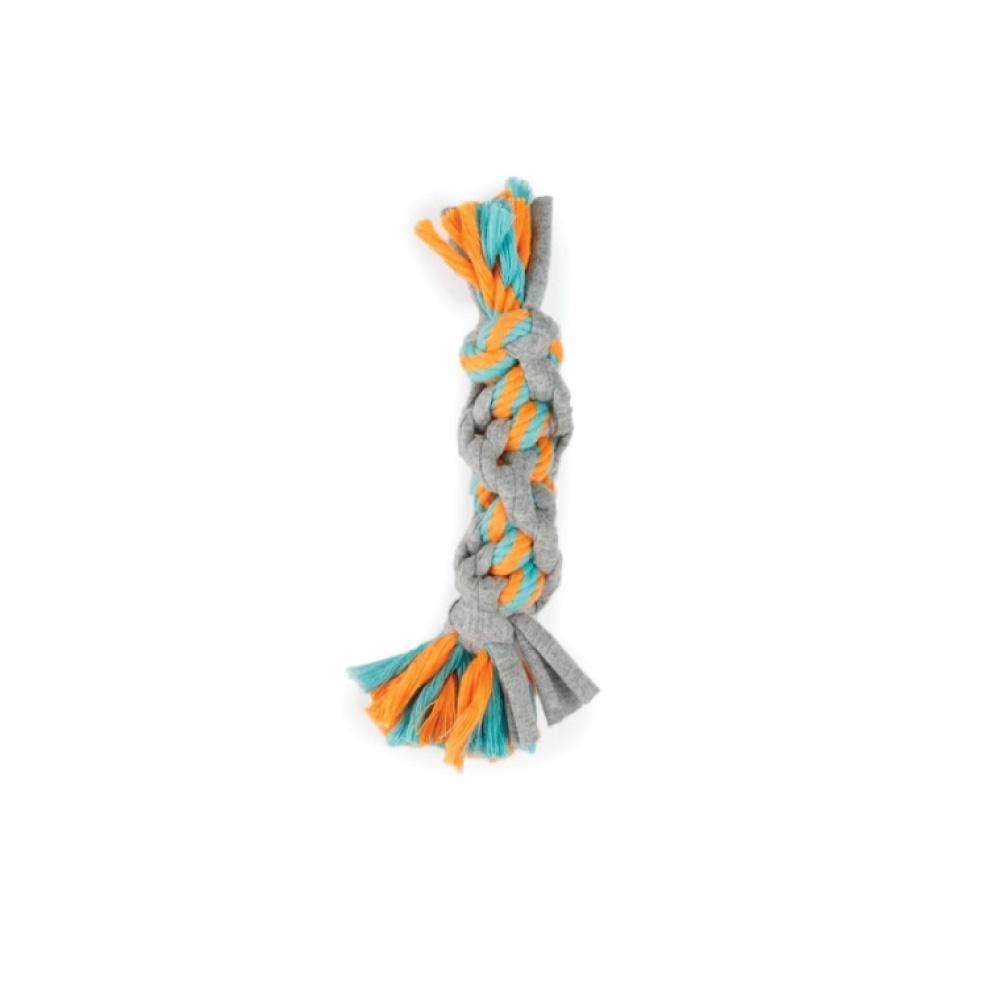 Puppy Chew Rope Toy - Dog Knotted Braided Rag Cotton Jersey Teething Play AFP - SEKSI