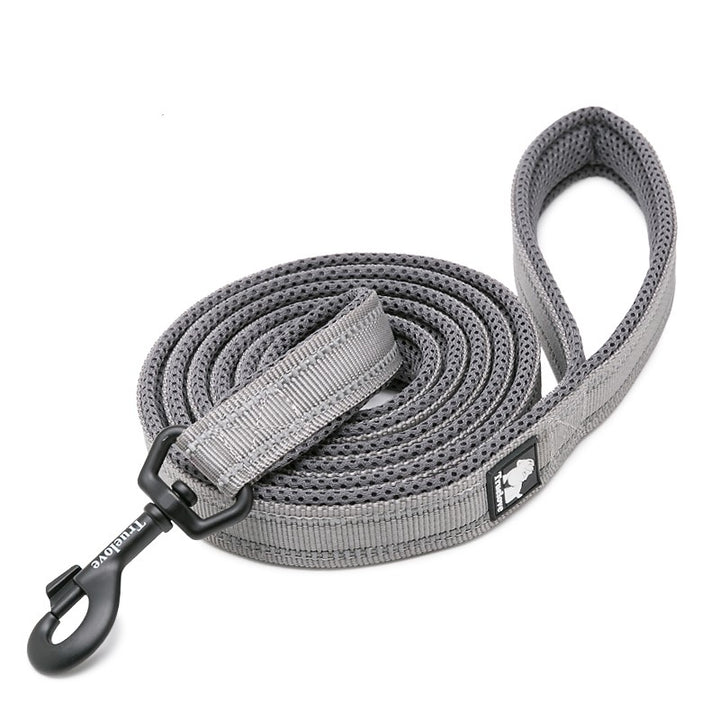 Reflective Pet Leash 2 meters Grey S - SEKSI