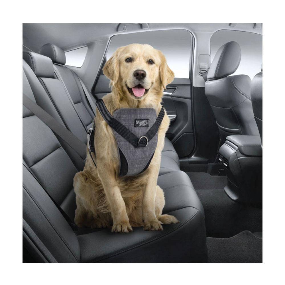 S Dog Harness 2 in 1 Combo - Car Travel Rides + Walks - No Pull Leash Seat Belt - SEKSI