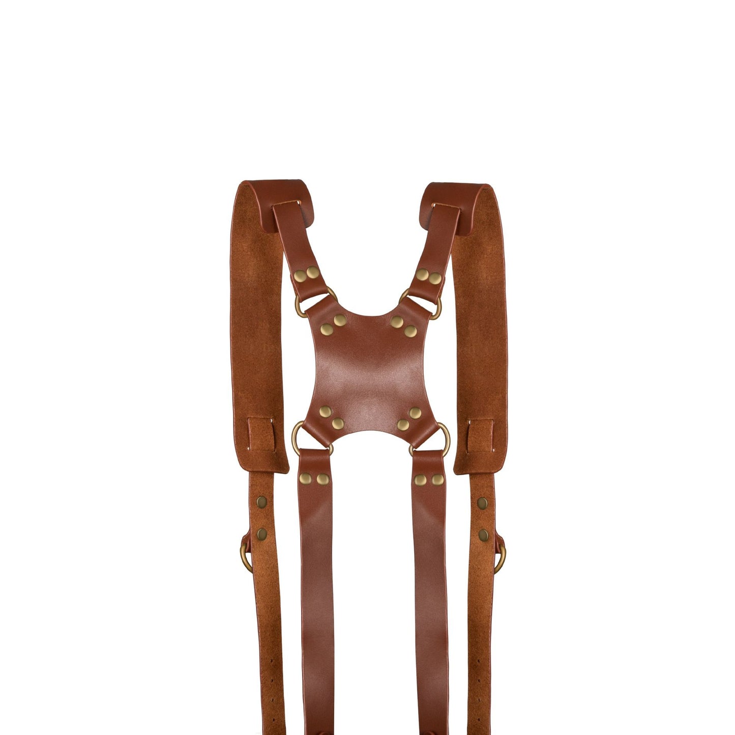 Camera Strap,Camera Straps for Photographers,Leather Dual Camera Strap for Two Cameras (Brown) Dual Camera Harness Strap with Padded for Two Cameras