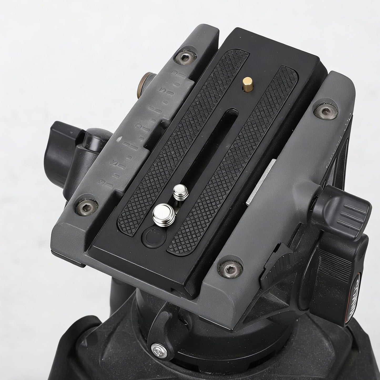 Tripod Quick Release Plate, P200 Quick Release Plate Camera for Tripod, Universal Aluminum Alloy Camera Mounting Base Plates with 1/4" & 3/8" Screws Compatible Connect Adapter for Most Heads