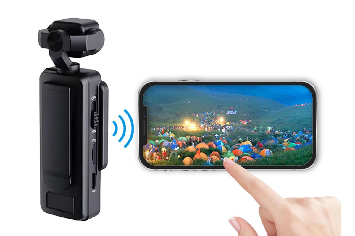 Body Camera Mini Body Cam with WiFi Record for Travel Pet Proof Walk