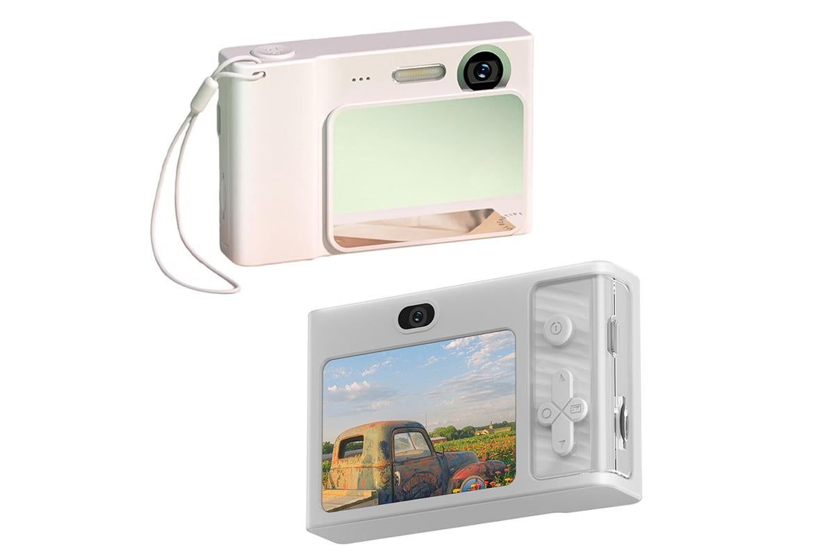 4K Digital Camera 2.4 Inch 1080P 48MP Entry Level Students Camera with 8 Times Zoom Built-in Music Games for Teens Christmas Gift-Blue
