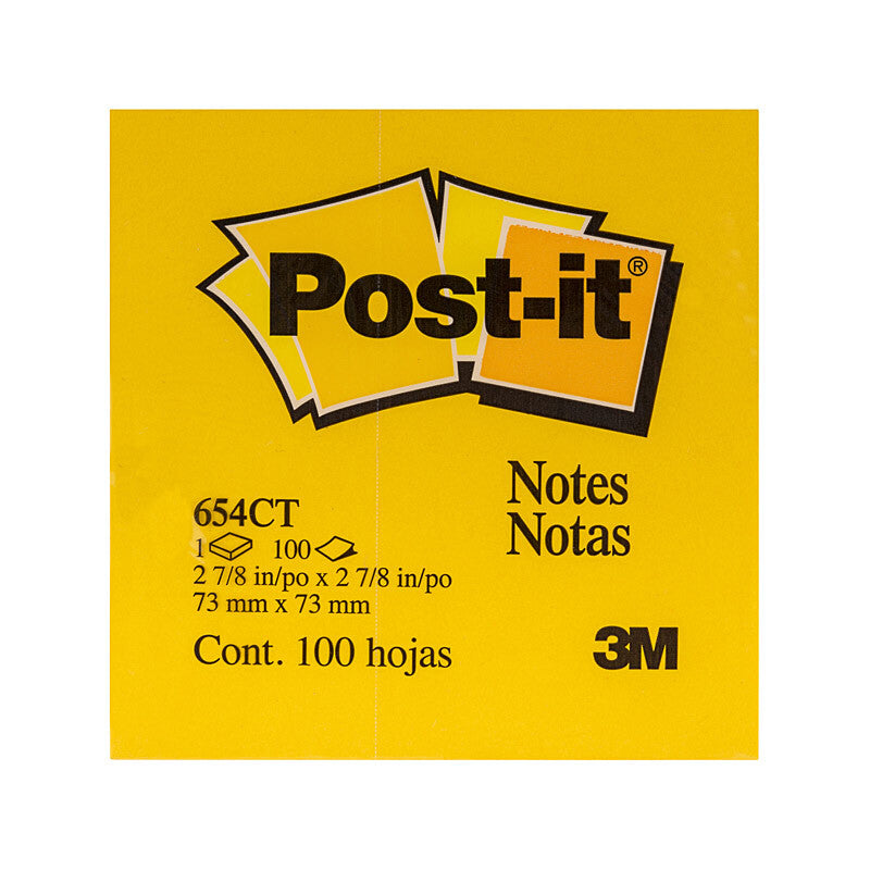POST-IT Note 654-CT 73X73 Box of 12