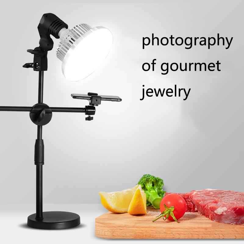 700W Mushroom Lamp & Tripod For Mobile Phone Photography