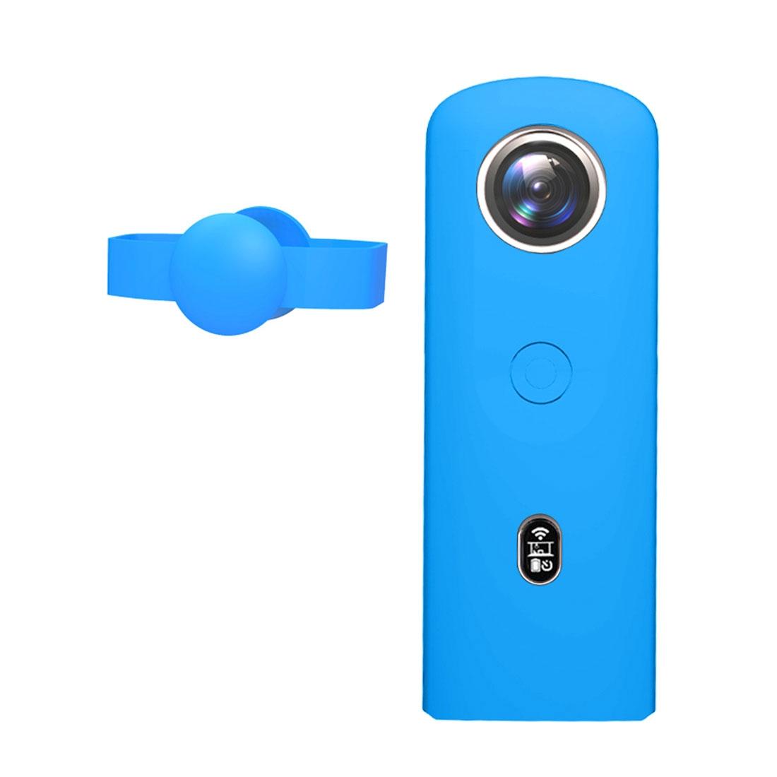 360 Camera Silicone Case With Lens Cover For Ricoh Theta Sc2