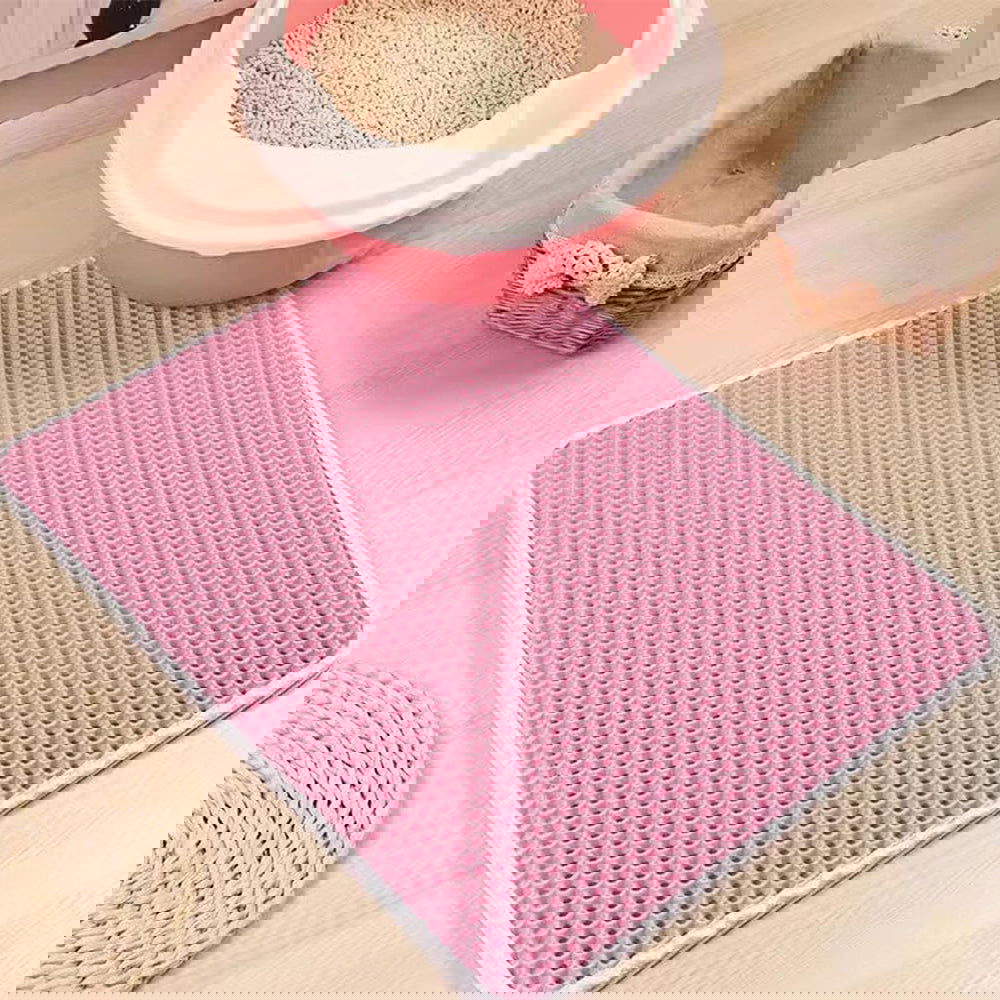 Waterproof Double Layer Cat Litter Mat Non-Slip Scratch Pad - SEKSI