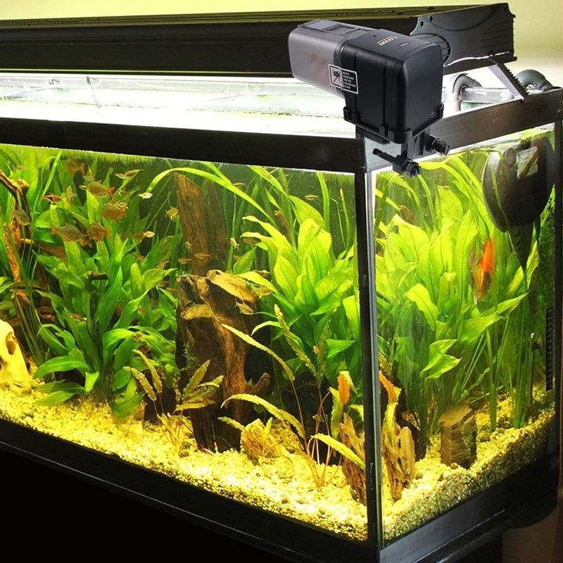 Wi-Fi Enabled Automatic Pet Fish Feeder Food Dispenser- USB Powered - SEKSI