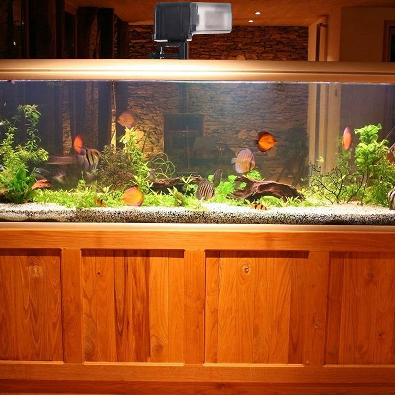 Wi-Fi Enabled Automatic Pet Fish Feeder Food Dispenser- USB Powered - SEKSI