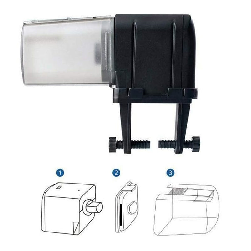 Wi-Fi Enabled Automatic Pet Fish Feeder Food Dispenser- USB Powered - SEKSI