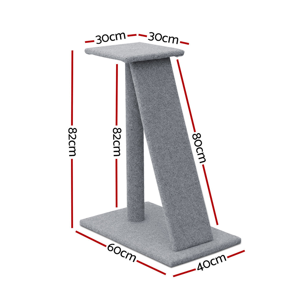 i.Pet Cat Tree 82cm Scratching Post Tower Scratcher Condo Trees Climb House - SEKSI