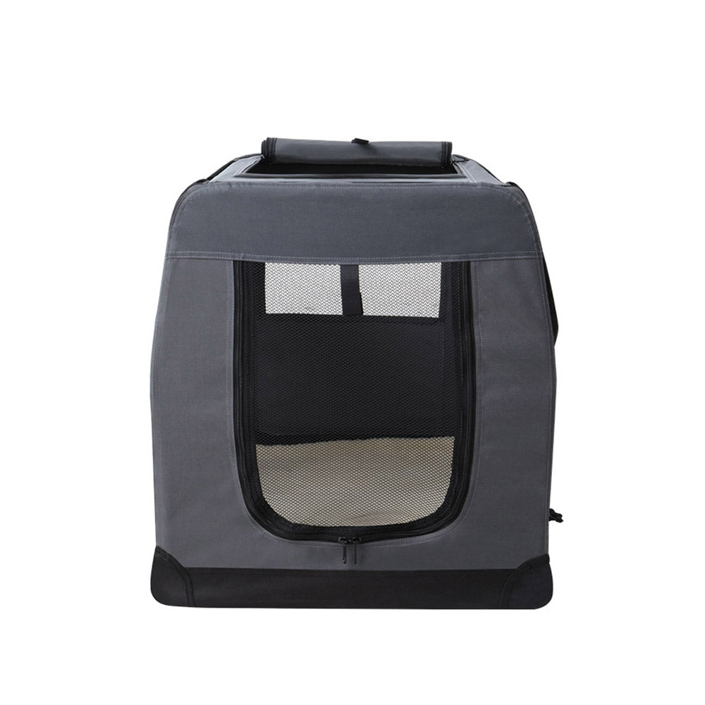 i.Pet Pet Carrier Soft Crate Dog Cat Travel 82x58CM Portable Foldable Car XL - SEKSI