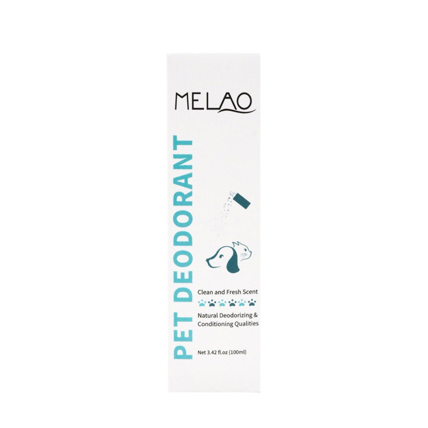 100ml Pet Deodorant - Dog Cat Spray Natural Conditioning Scented Deodorizer Melao - SEKSI