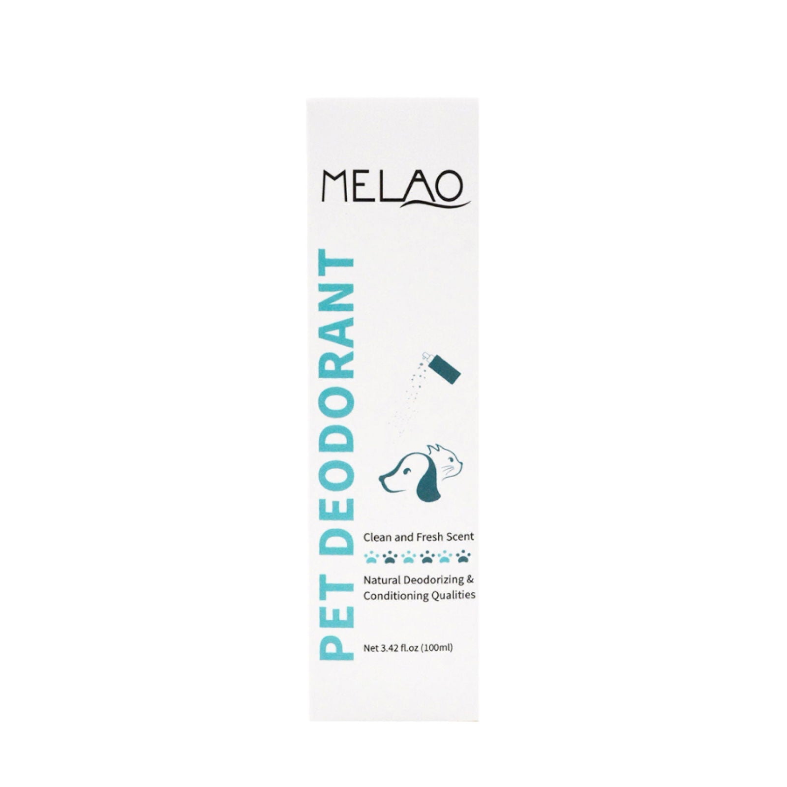 100ml Pet Deodorant - Dog Cat Spray Natural Conditioning Scented Deodorizer Melao - SEKSI