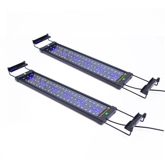 11W Set 2 Aquarium Blue White LED Light for Tank 50-70cm - SEKSI