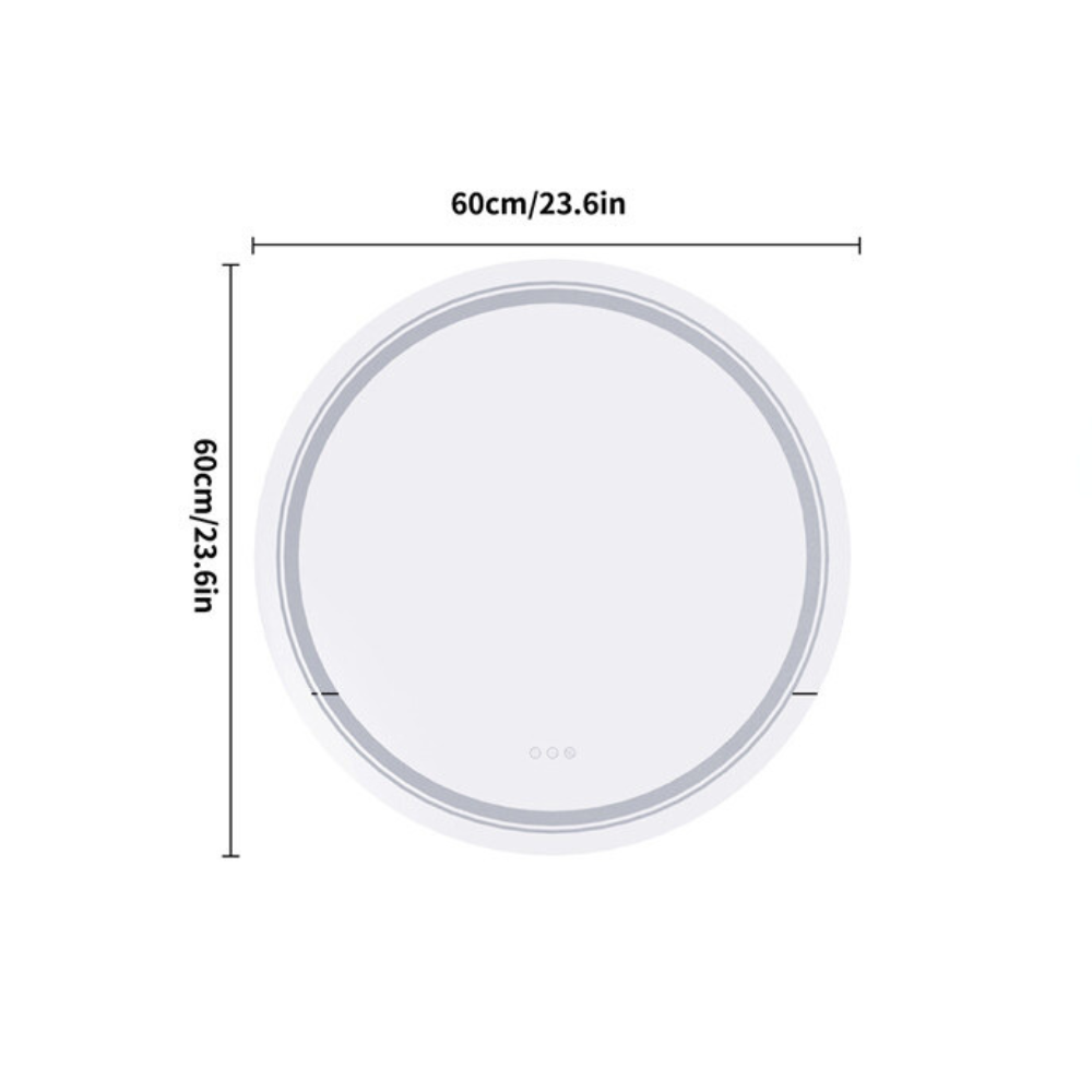 Round Bathroom Mirror with LED RGB Light_6