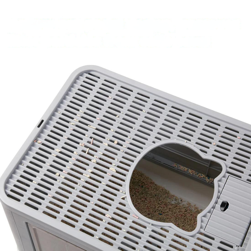 Stylish Cat Litter Box Enclosure with Portable Scoop Drawer_7