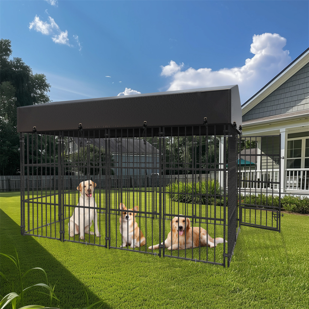 Large Heavy-Duty Dog Kennel Playpen_0